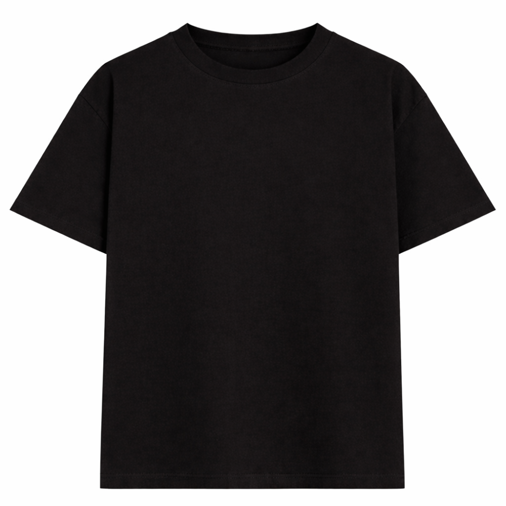 Black Oversized Cotton T-Shirt